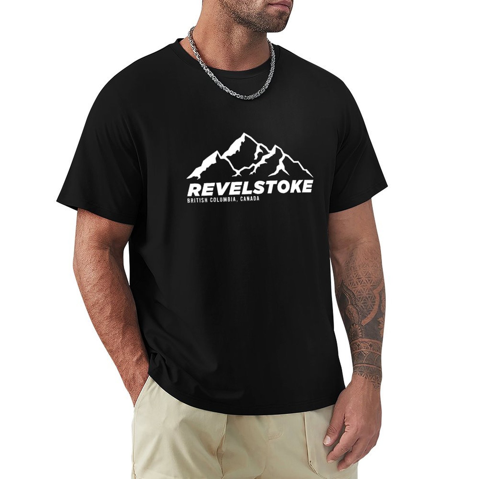 Mountain Biking Revelstoke - T-shirt Ski Revelstoke B.C Canada, Paradis