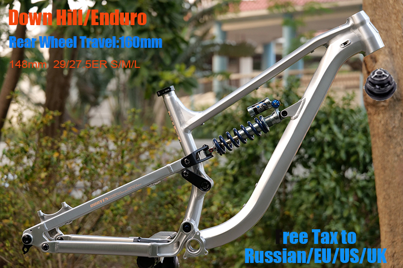 Mountain Biking In The Uk - Cadre de vélo Soft Tail en