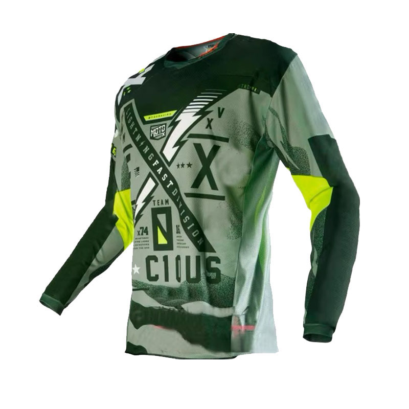 Maillot de motocross imprimé p - Mountain Biking Videos avis et prix