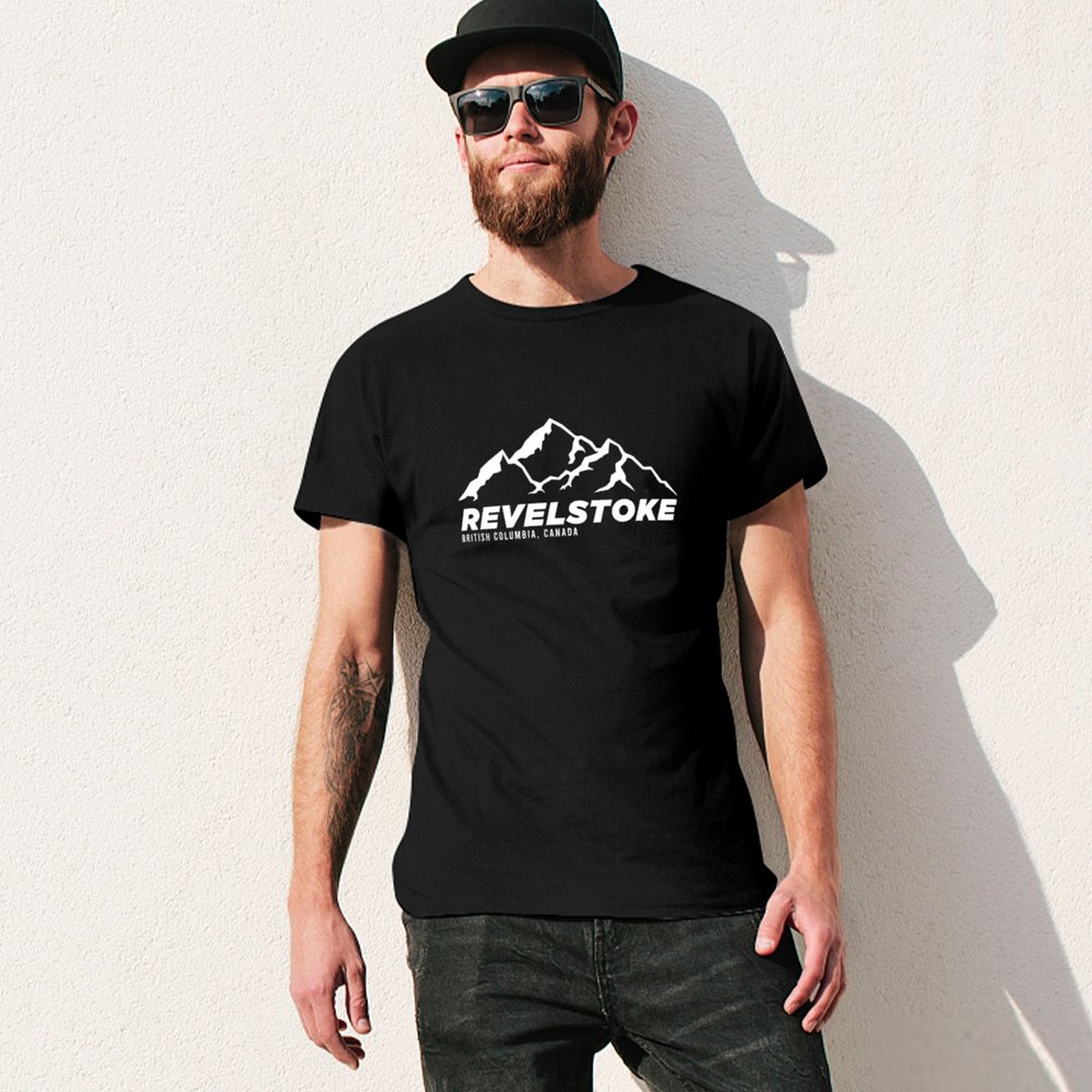 T-shirt Ski Revelstoke B.C Can - Mountain Biking Revelstoke avis et prix